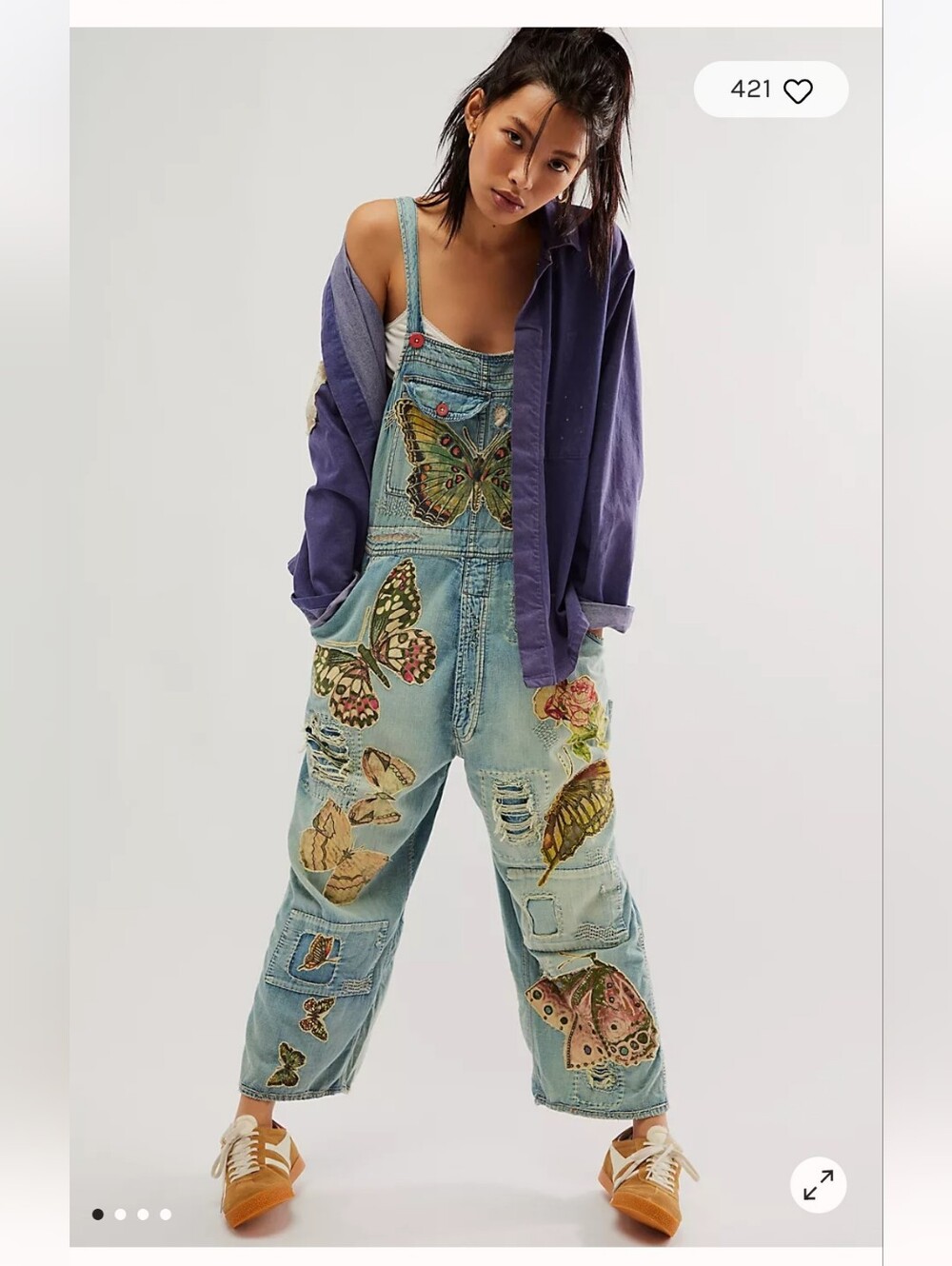 Magnolia Pearl 🦋 Mariposa Overalls NWT